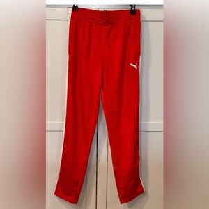 Puma Orange Track Pants White Stripe | Men’s Medium | ❤️🐆